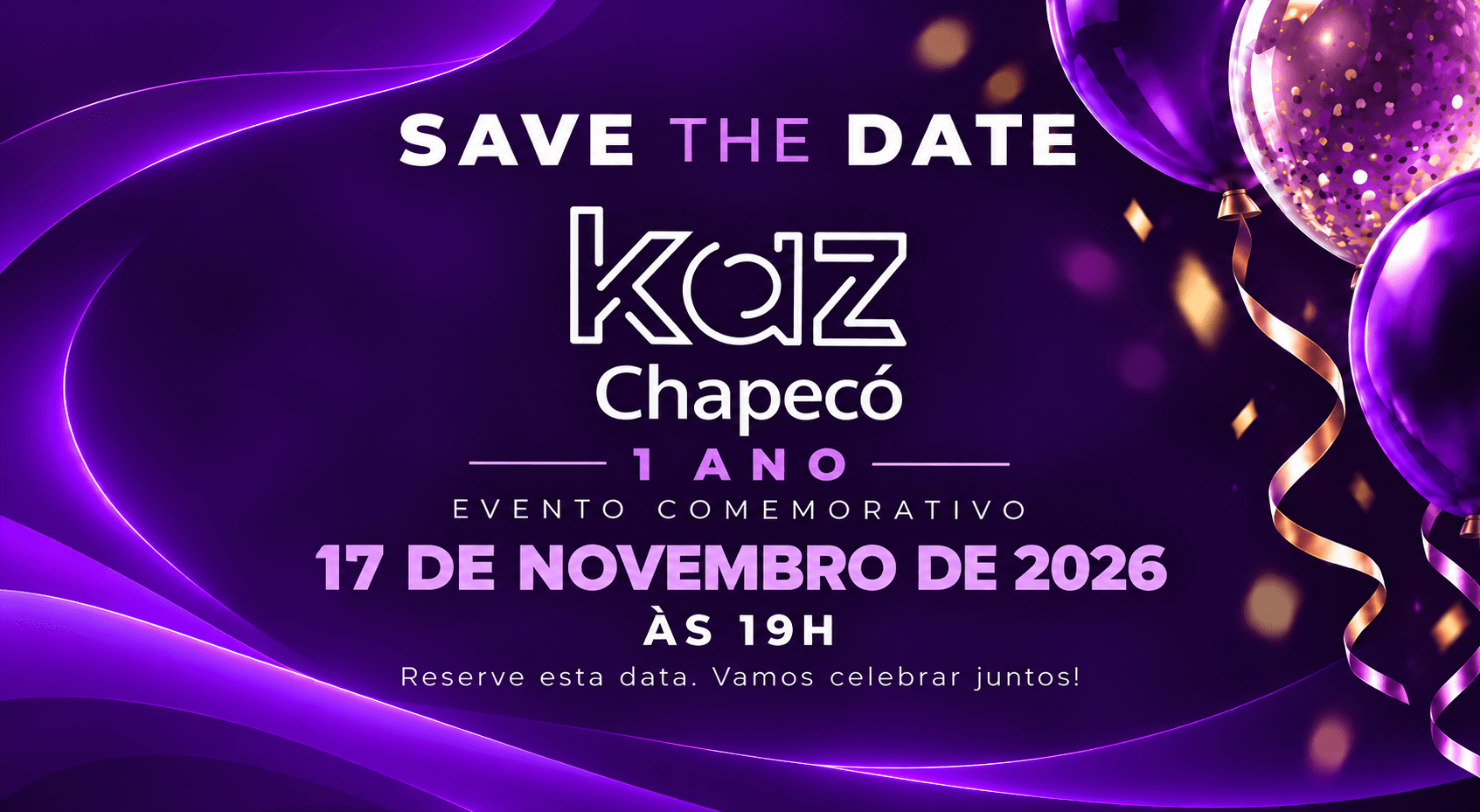 Kaz Chapecó - 1 Ano