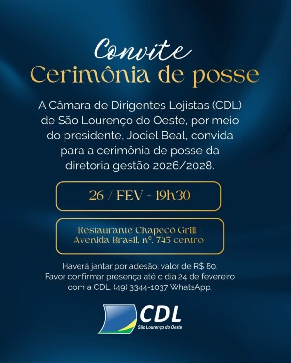 Cerimônia de Posse - CDL SLO